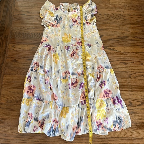 Pinch Color Splash Tiered Flare Dress Size S - Picture 4 of 10